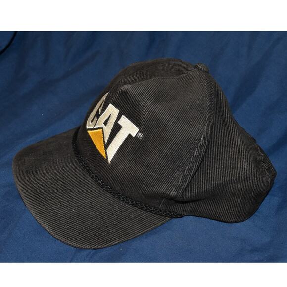 CAT Caterpillar Tonkin USA Made Hat Baseball Cap Snapback - Picture 2 of 4
